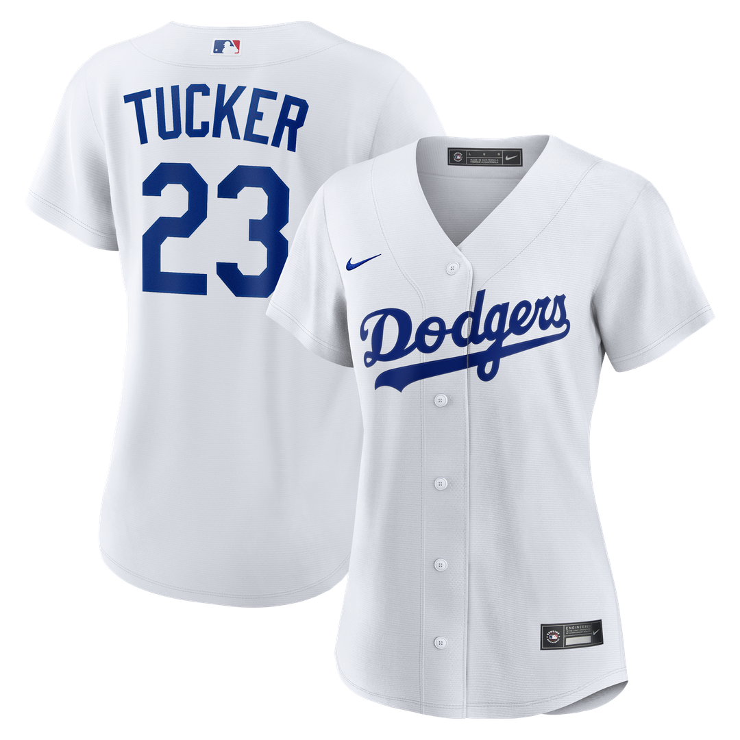 Los Angeles Dodgers Kyle Tucker Women's Home Replica Jersey (White)
