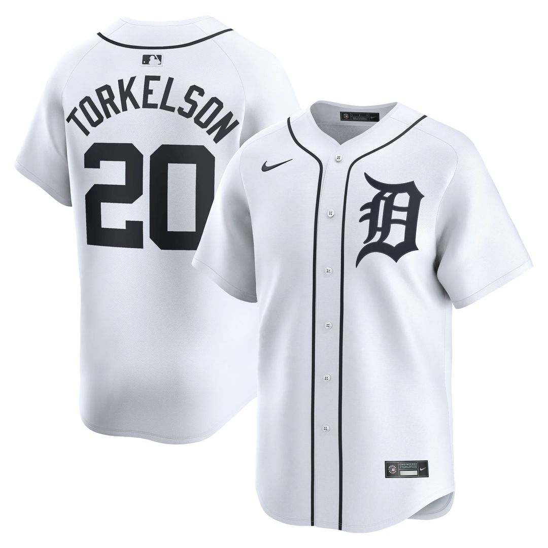 Detroit Tigers Spencer Torkelson Youth Home Limited Jersey (White)