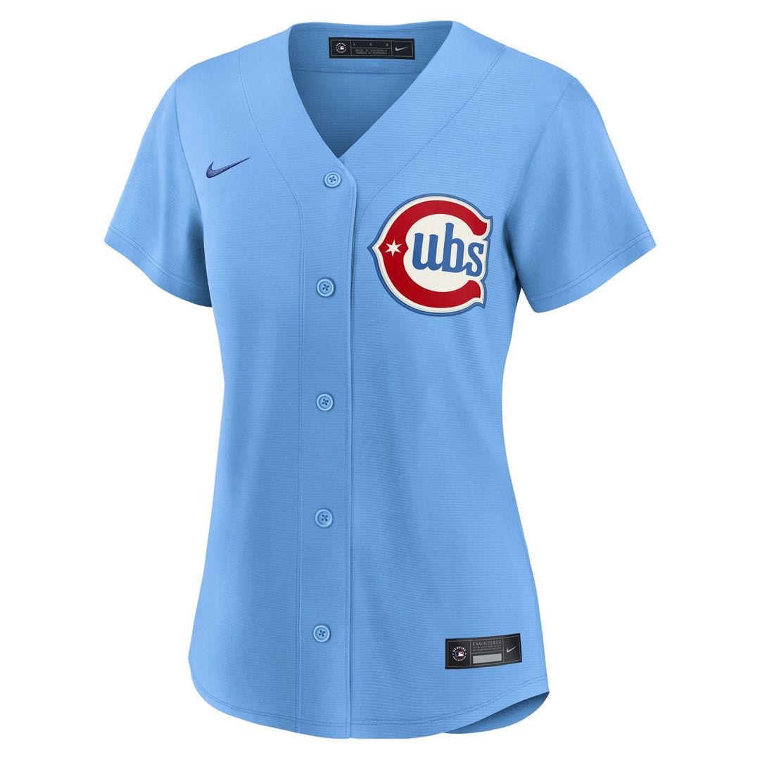 Chicago Cubs Women's Alternate Replica Jersey (Light Blue)