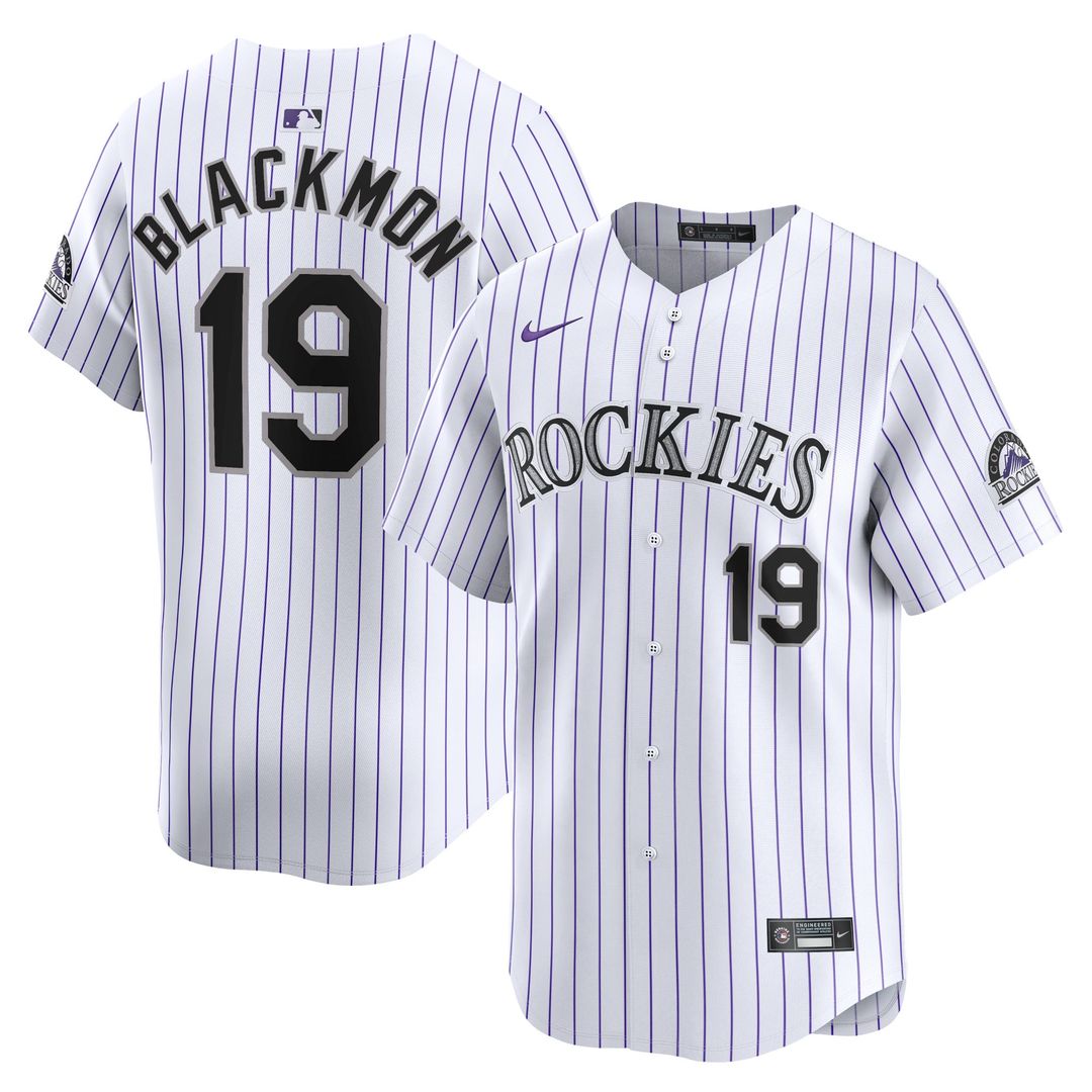 Colorado Rockies Charlie Blackmon Youth Home Limited Jersey (White)