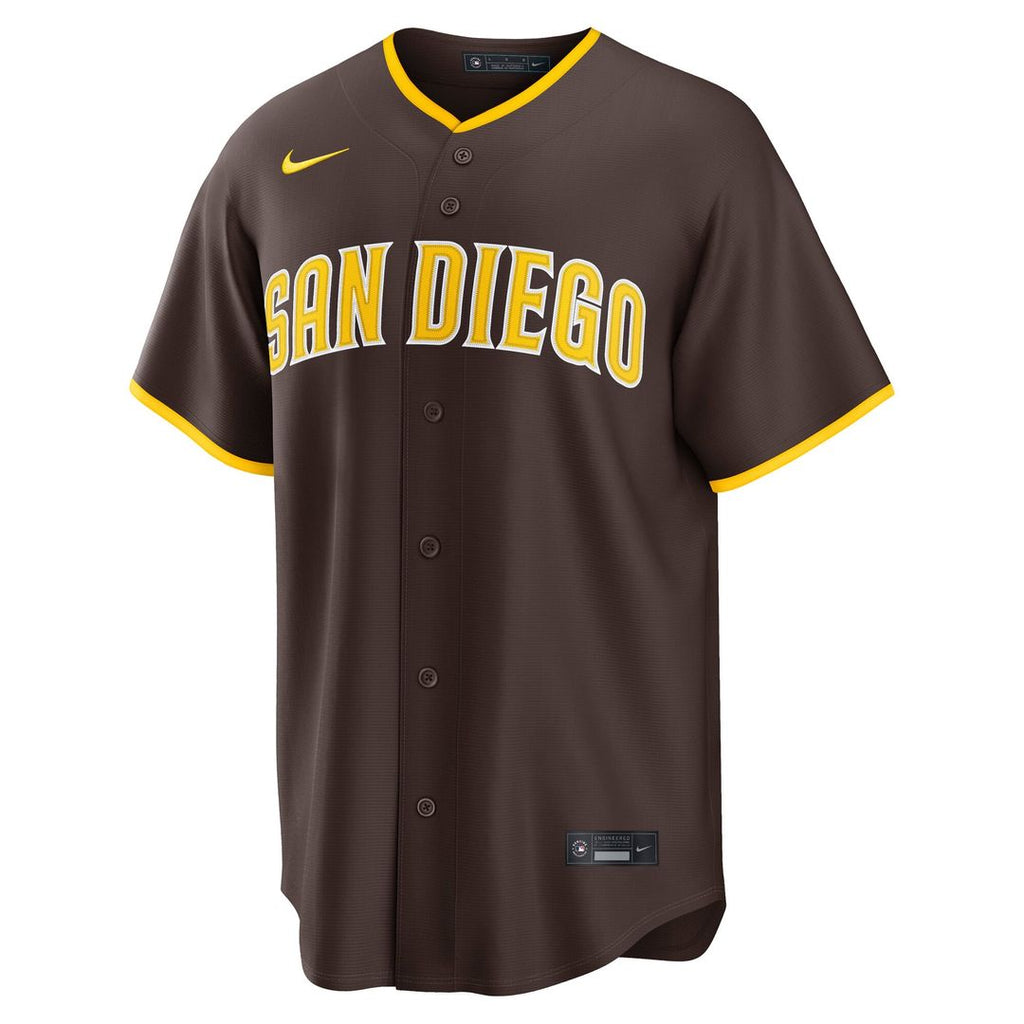 San Diego Padres Road Replica Jersey (Brown)