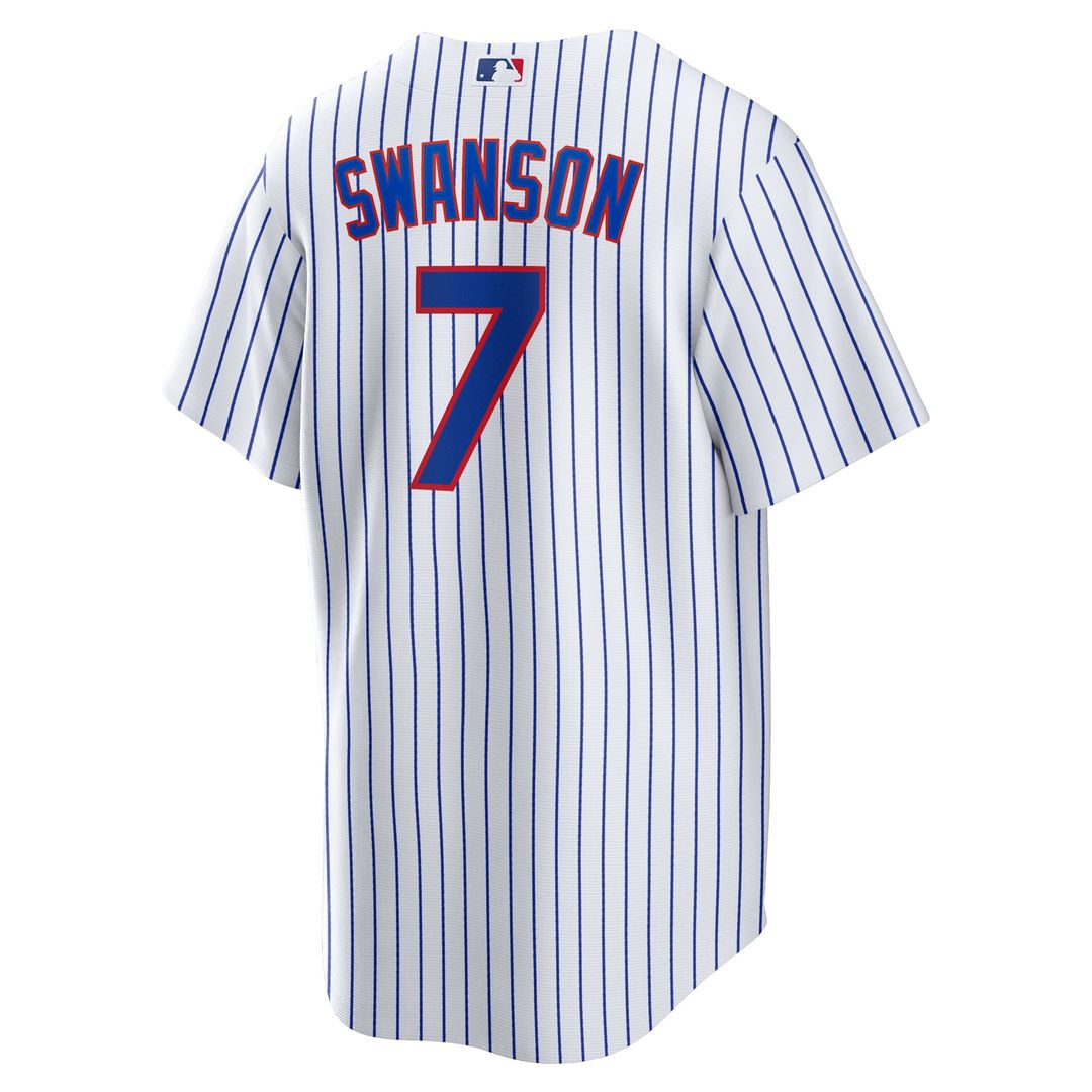 Chicago Cubs Dansby Swanson Replica Jersey (White)