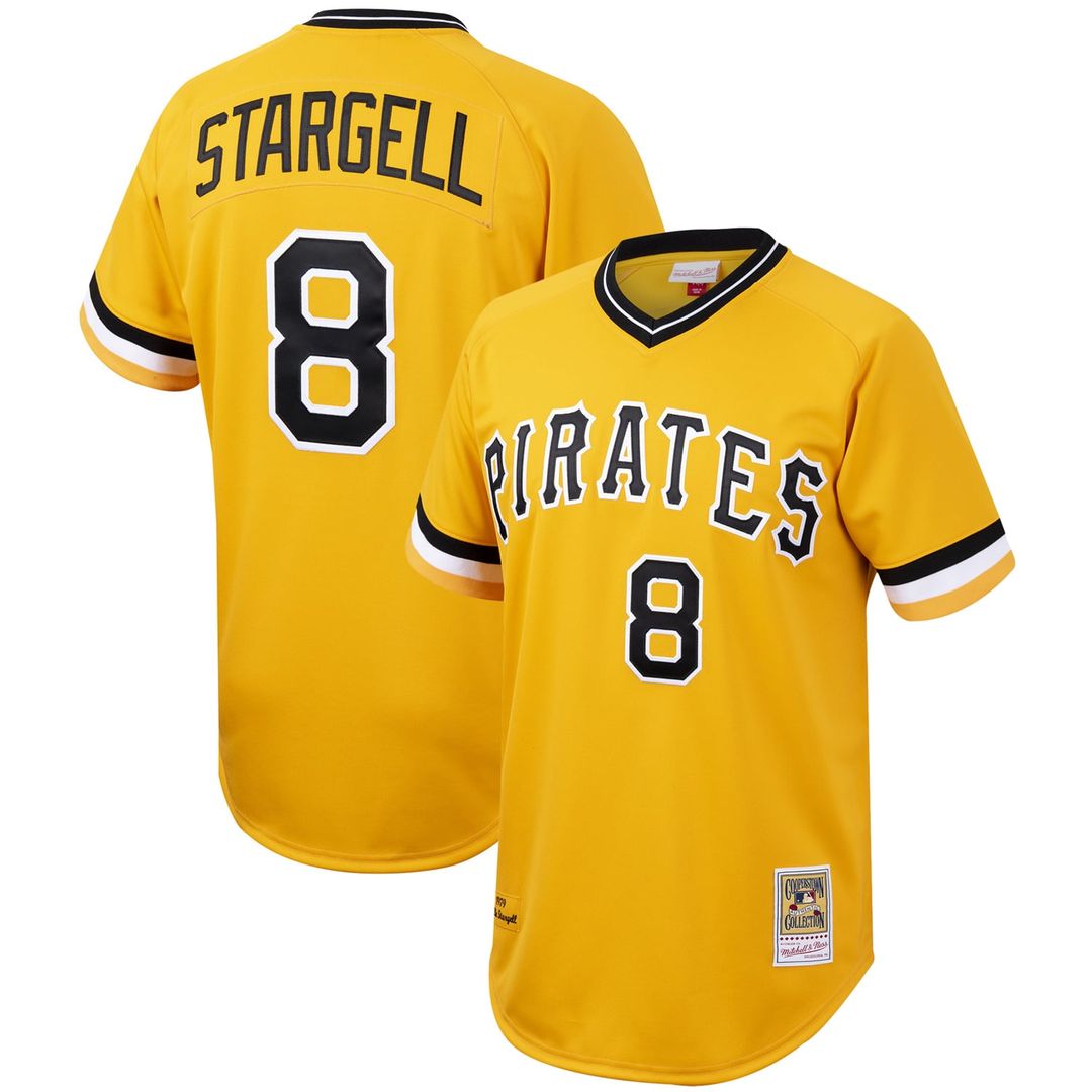 Pittsburgh Pirates Willie Stargell Cooperstown Authentic Jersey (Gold)