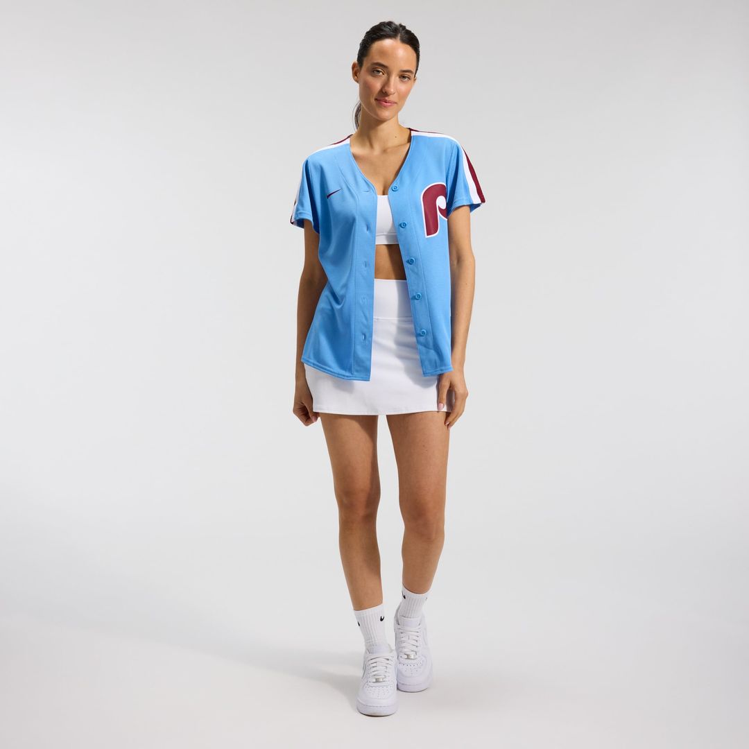 Philadelphia Phillies Ryan Howard Women's Replica Jersey (Light Blue)