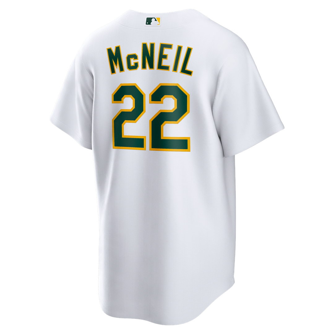 Athletics Jeff McNeil Home Replica Jersey (White)