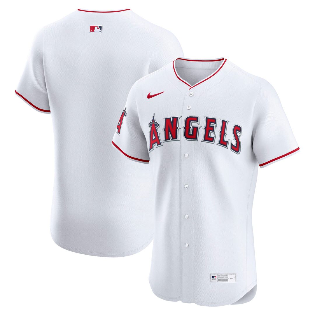 Los Angeles Angels Home Elite Jersey (White)