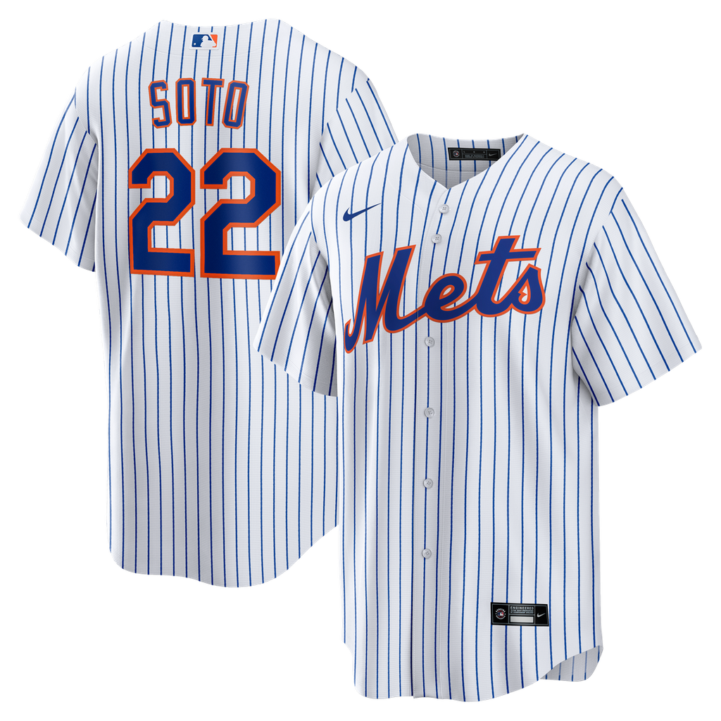 New York Mets Juan Soto Home Replica Jersey (White)