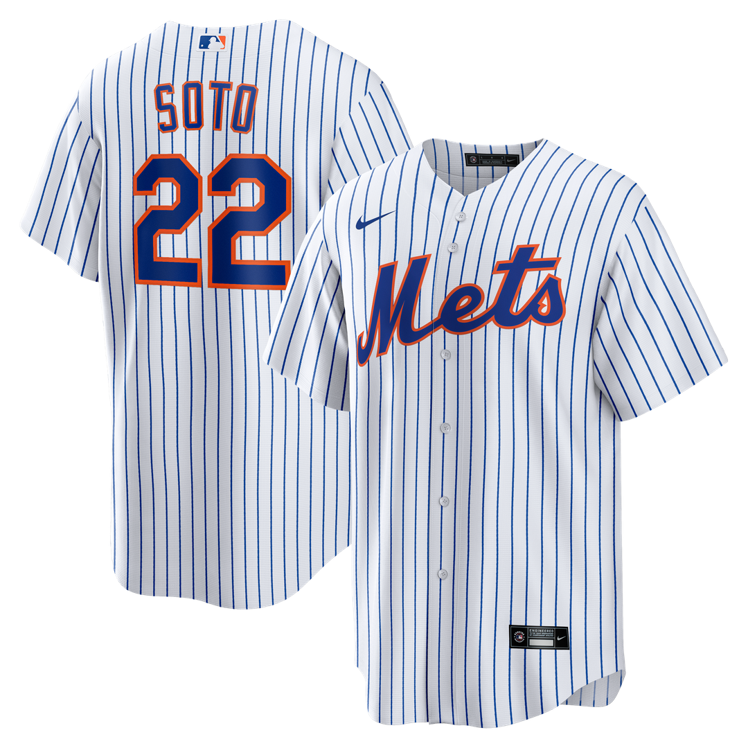 New York Mets Juan Soto Home Replica Jersey (White)