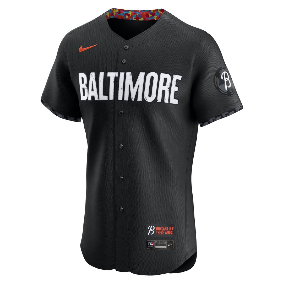 Baltimore Orioles City Connect Elite Jersey (Black)