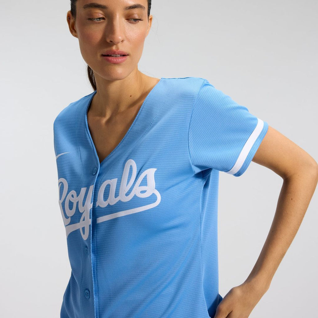 Kansas City Royals Women's Alternate Replica Team Logo Jersey (Light Blue)