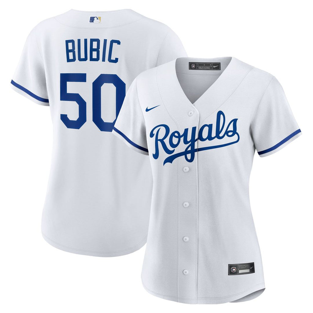 Kansas City Royals Kris Bubic Women's Home Replica Jersey (White)