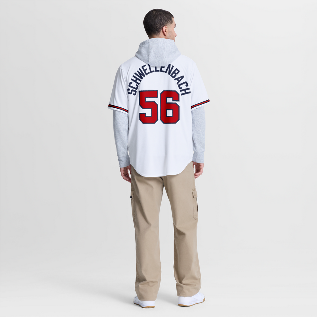 Atlanta Braves Spencer Schwellenbach Home Replica Jersey (White)
