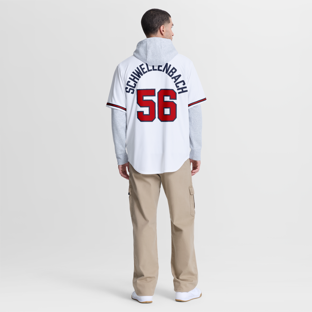 Atlanta Braves Spencer Schwellenbach Home Replica Jersey (White)