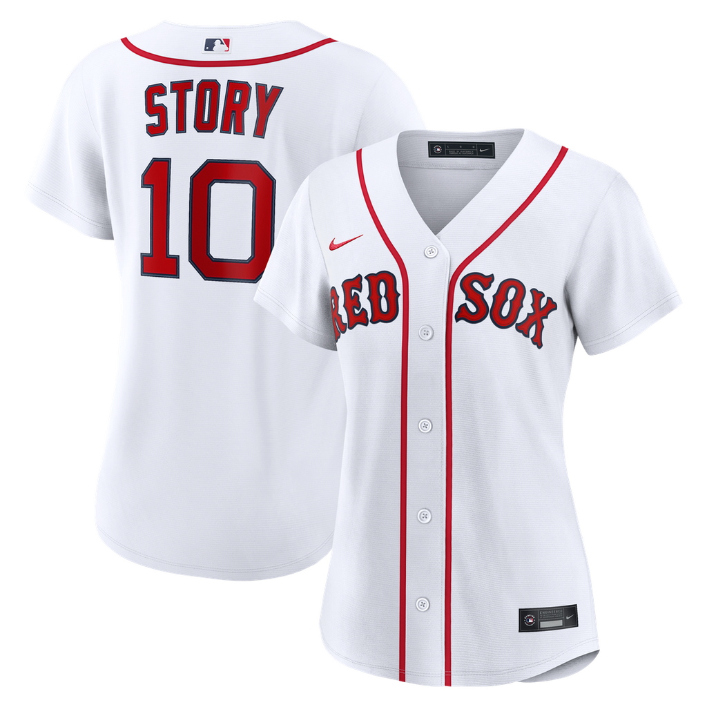 Boston Red Sox Trevor Story Women's Home Replica Jersey (White)