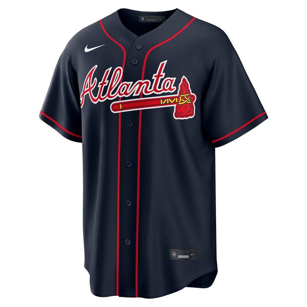 Atlanta Braves Ronald Acuña Jr. Alternate 2 Replica Jersey (Red)