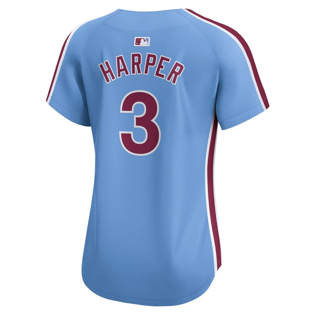 Philadelphia Phillies Bryce Harper Women's Alternate Limited Jersey (Light Blue)