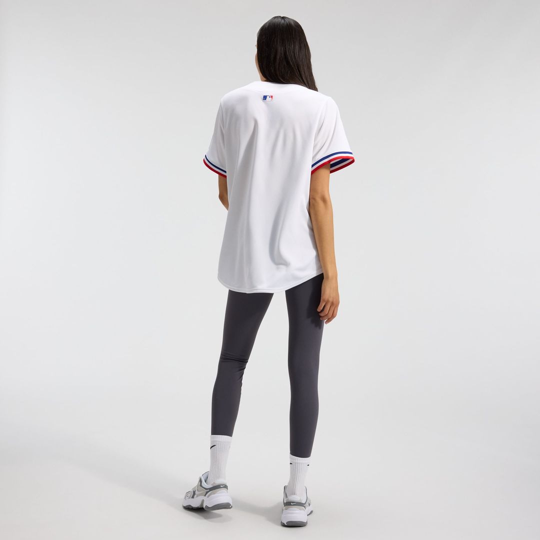 Texas Rangers Women's Home Limited Jersey (White)