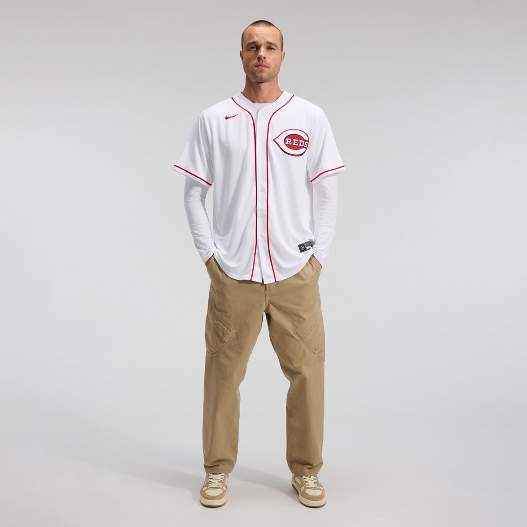 Cincinnati Reds Home Replica Team Jersey (White)