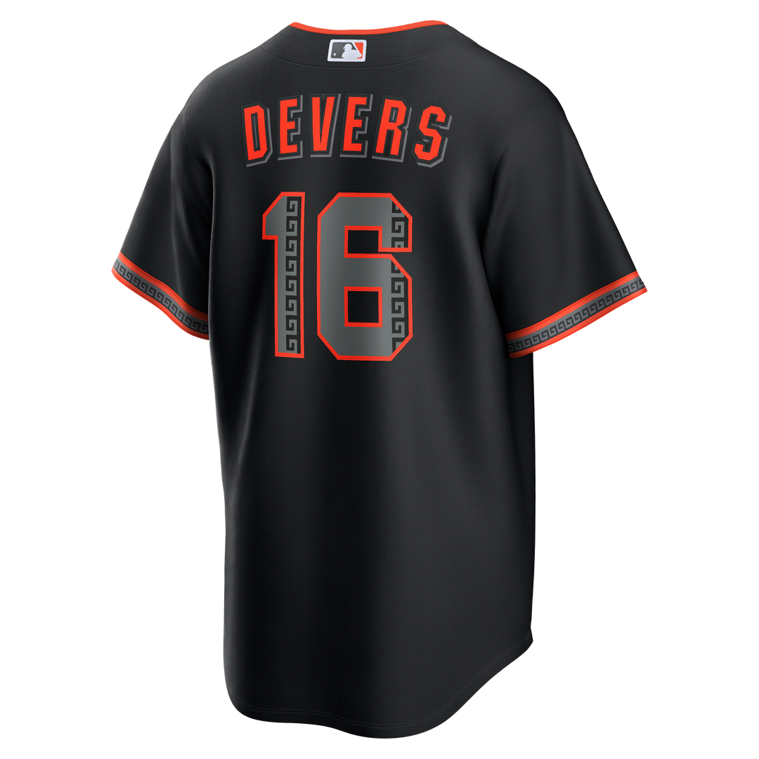 San Francisco Giants Rafael Devers Alternate Replica Jersey (Black)