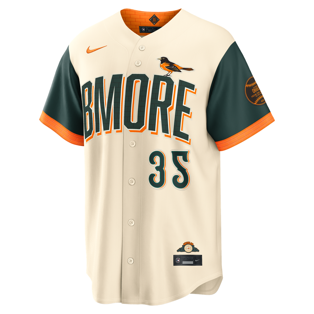 Baltimore Orioles Adley Rutschman 2026 City Connect Stadium Jersey (Cream)