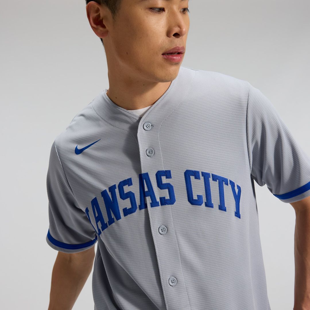 Kansas City Royals Bobby Witt Jr. Road Replica Jersey (Gray)