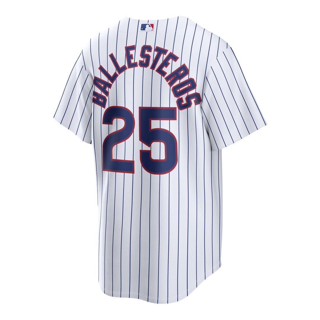 Chicago Cubs Moisés Ballesteros Home Replica Jersey (White)