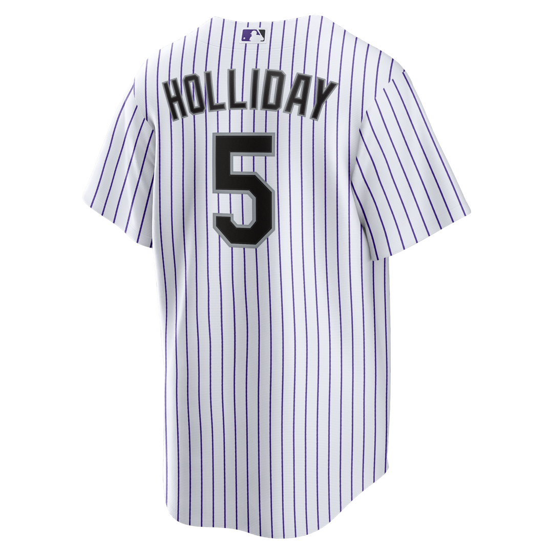Colorado Rockies Matt Holliday Home Retired Replica Jersey (White)