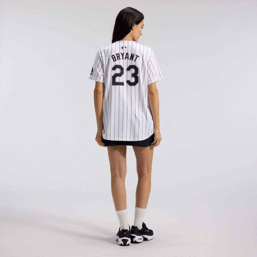 Colorado Rockies Kris Bryant Women's Home Limited Jersey (White)