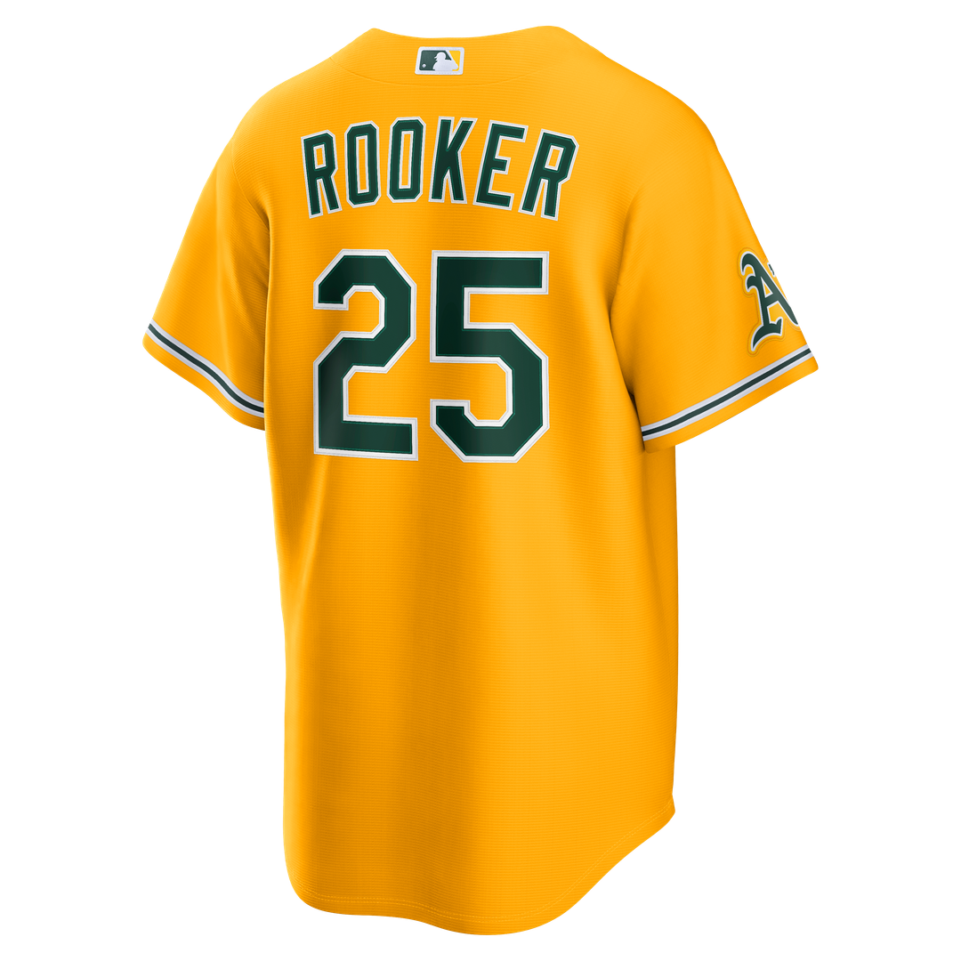 Athletics Brent Rooker Alternate Stadium Jersey (Gold)