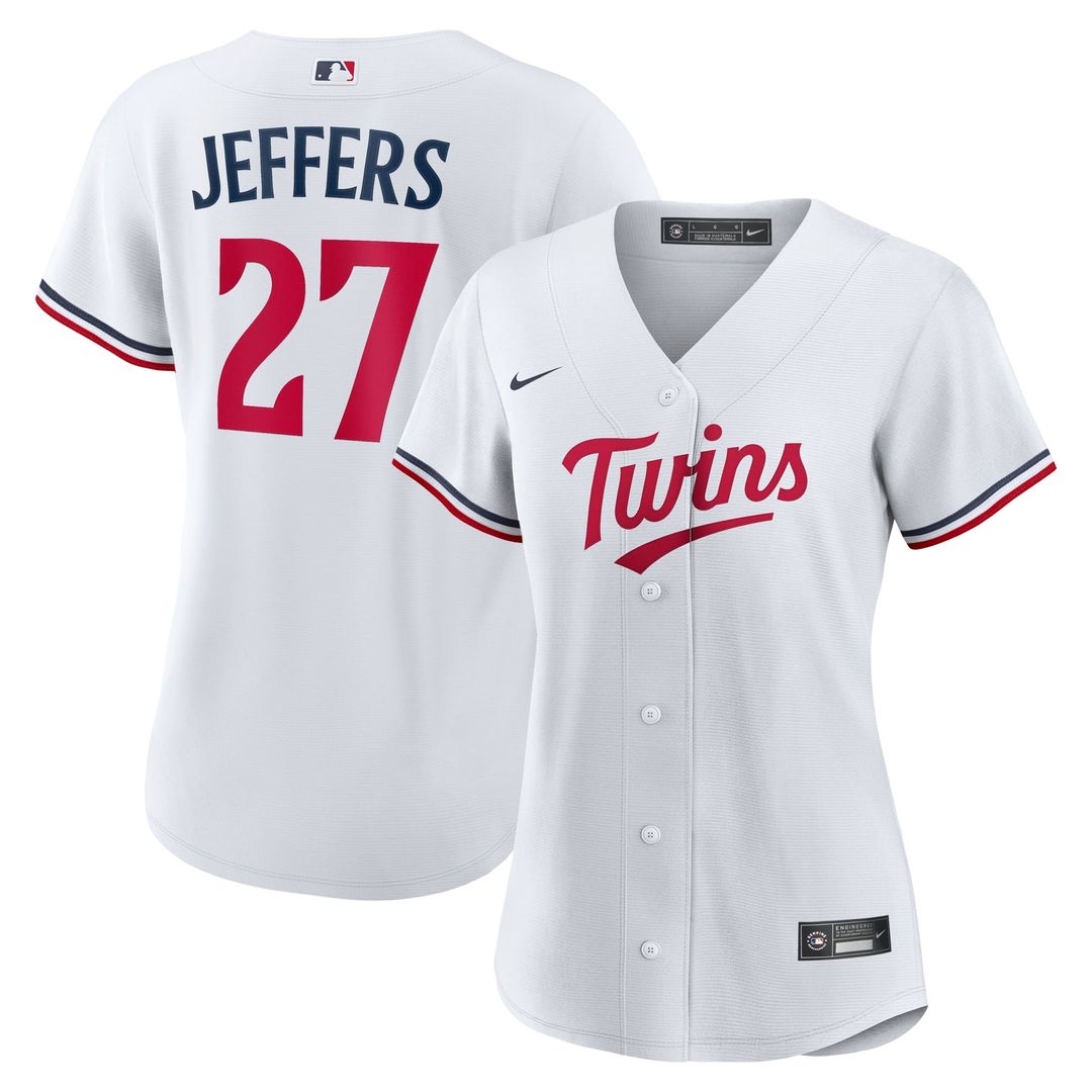 Minnesota Twins Ryan Jeffers Women's Home Replica Jersey (White)