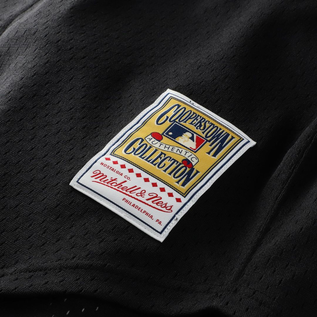 Arizona Diamondbacks Randy Johnson Cooperstown Mesh Batting Practice Button-Up Jersey (Black)