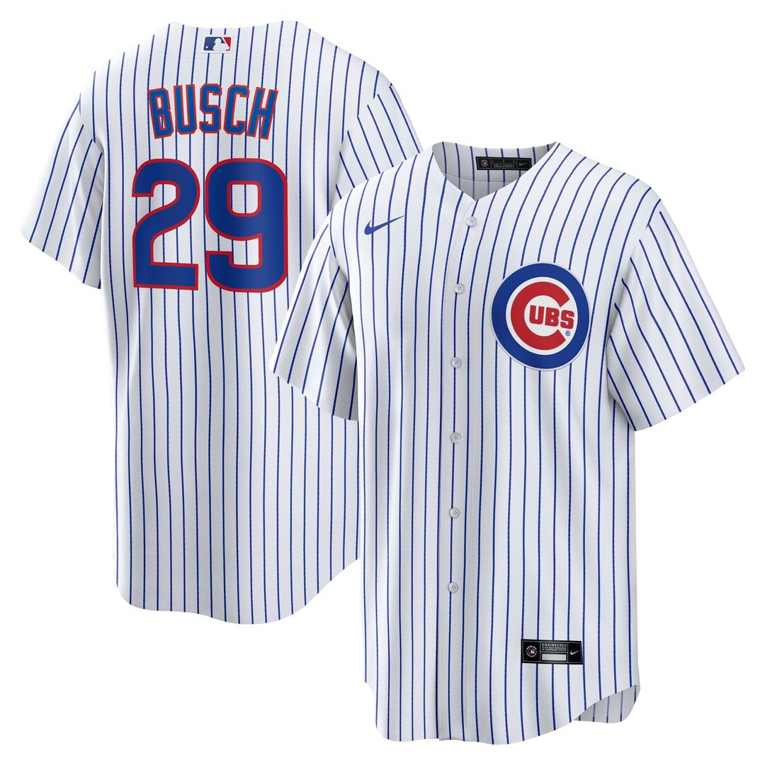 Chicago Cubs Michael Busch Home Replica Jersey (White)