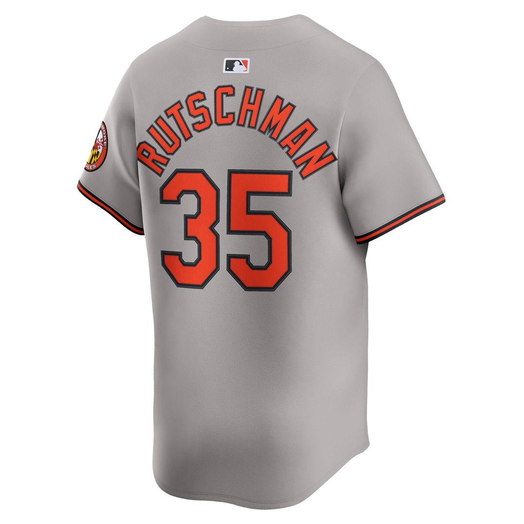 Baltimore Orioles Adley Rutschman Road Limited Jersey (Gray)