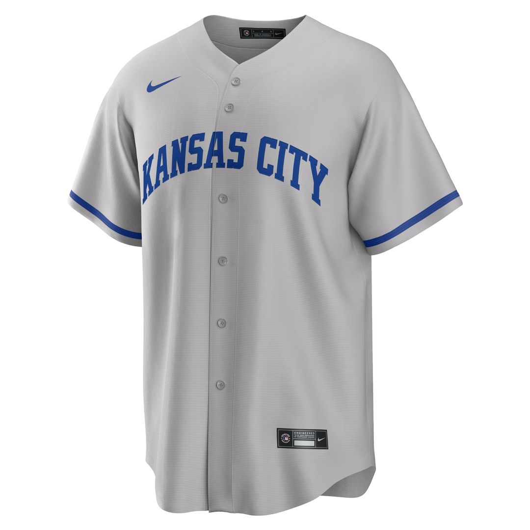 Kansas City Royals Road Replica Team Jersey (Gray)