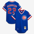 Chicago Cubs Ryne Sandberg 1984 Throwback Authentic Jersey (Royal)