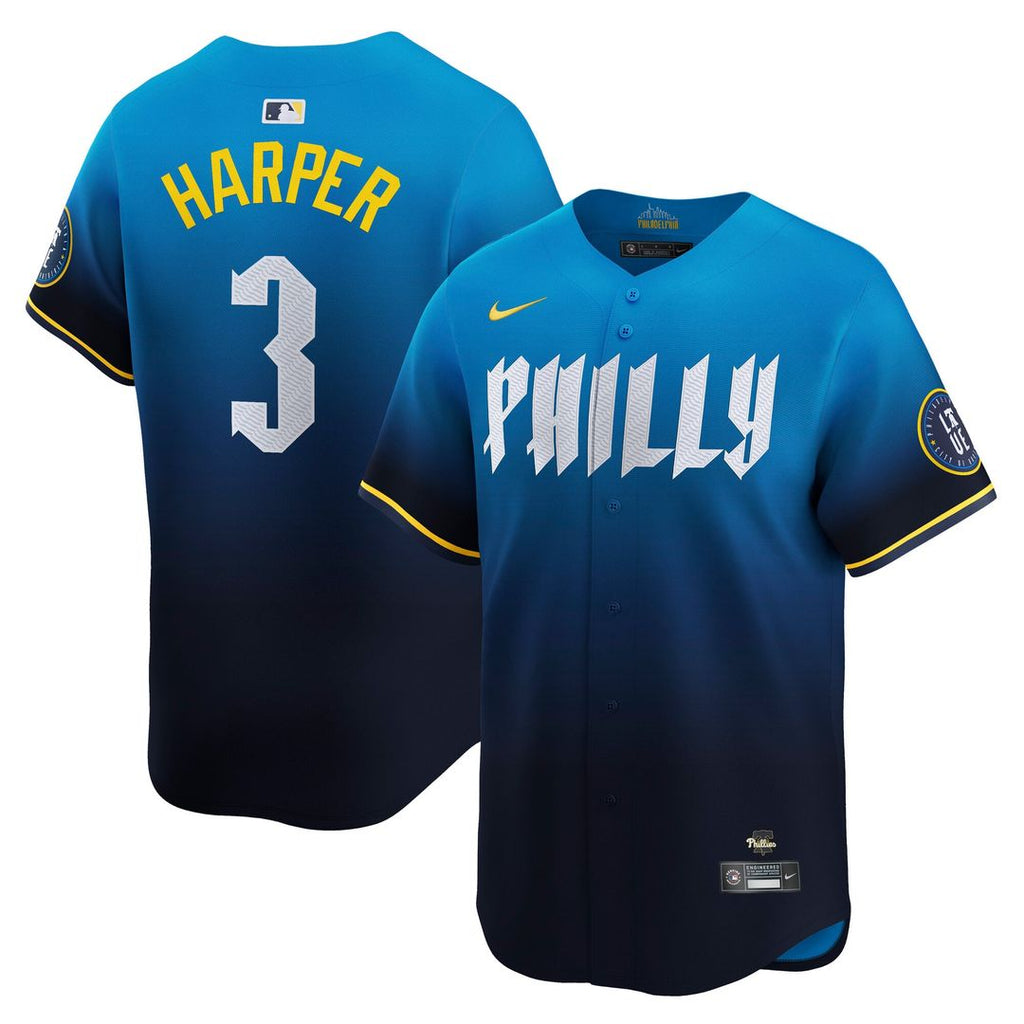 Philadelphia Phillies Bryce Harper City Connect Limited Jersey (Blue)