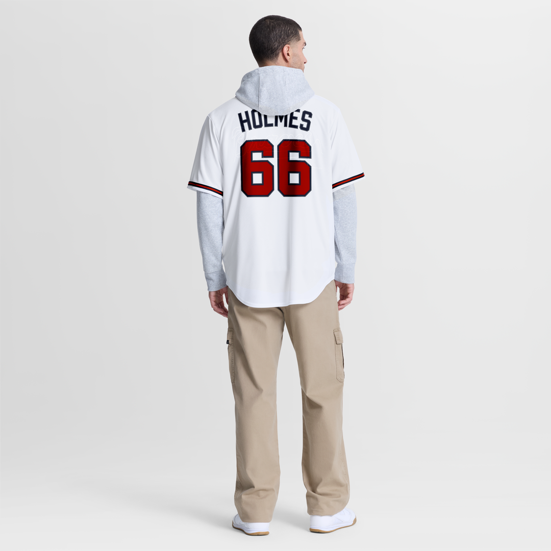 Atlanta Braves Grant Holmes Home Replica Jersey (White)
