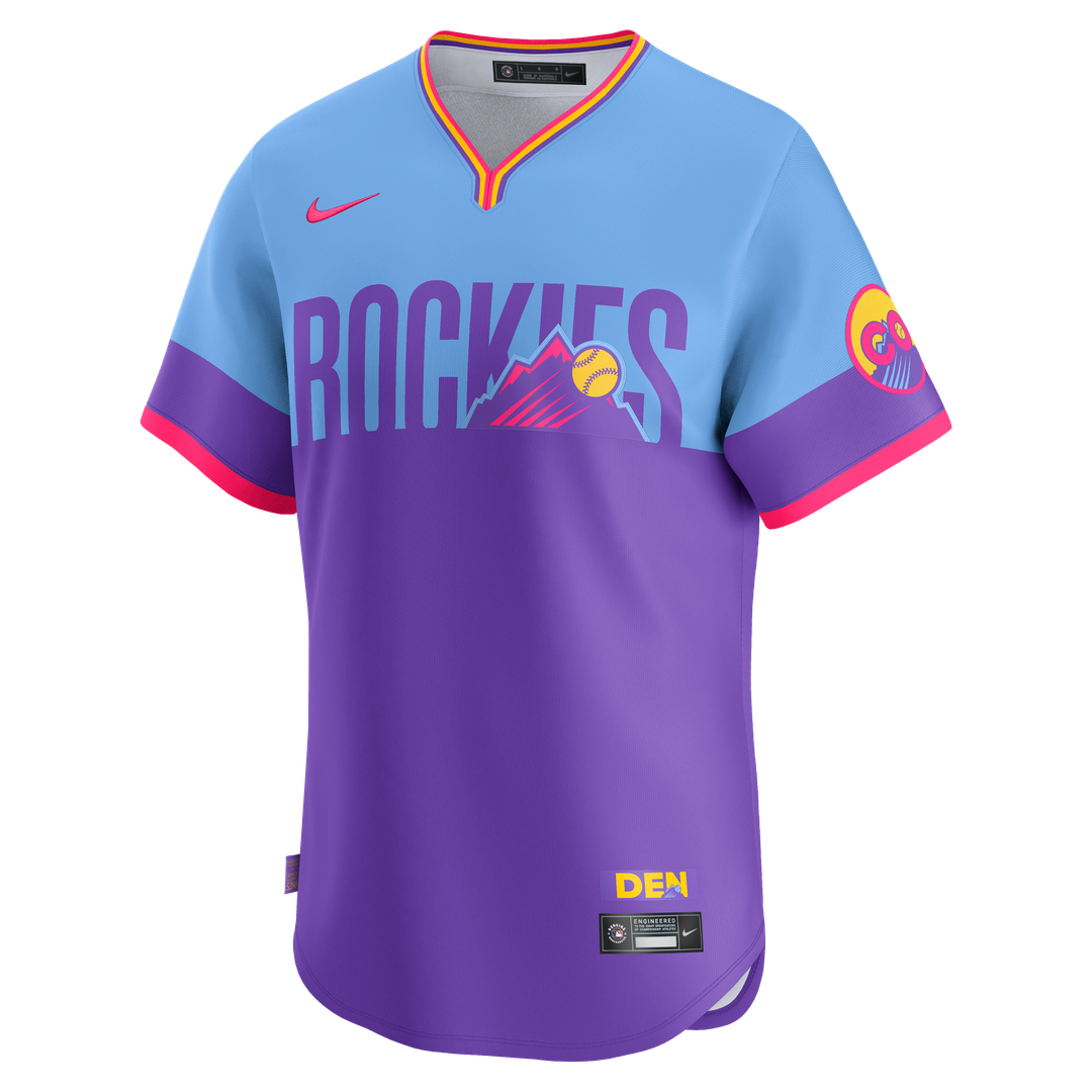 Colorado Rockies 2025 City Connect Limited Jersey (Purple/Light Blue)