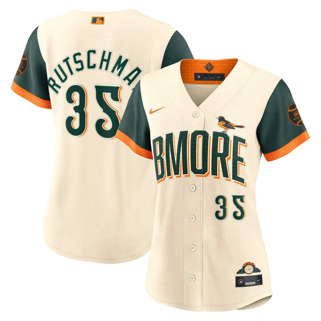 Baltimore Orioles Adley Rutschman Women's 2026 City Connect Stadium Jersey (Cream)