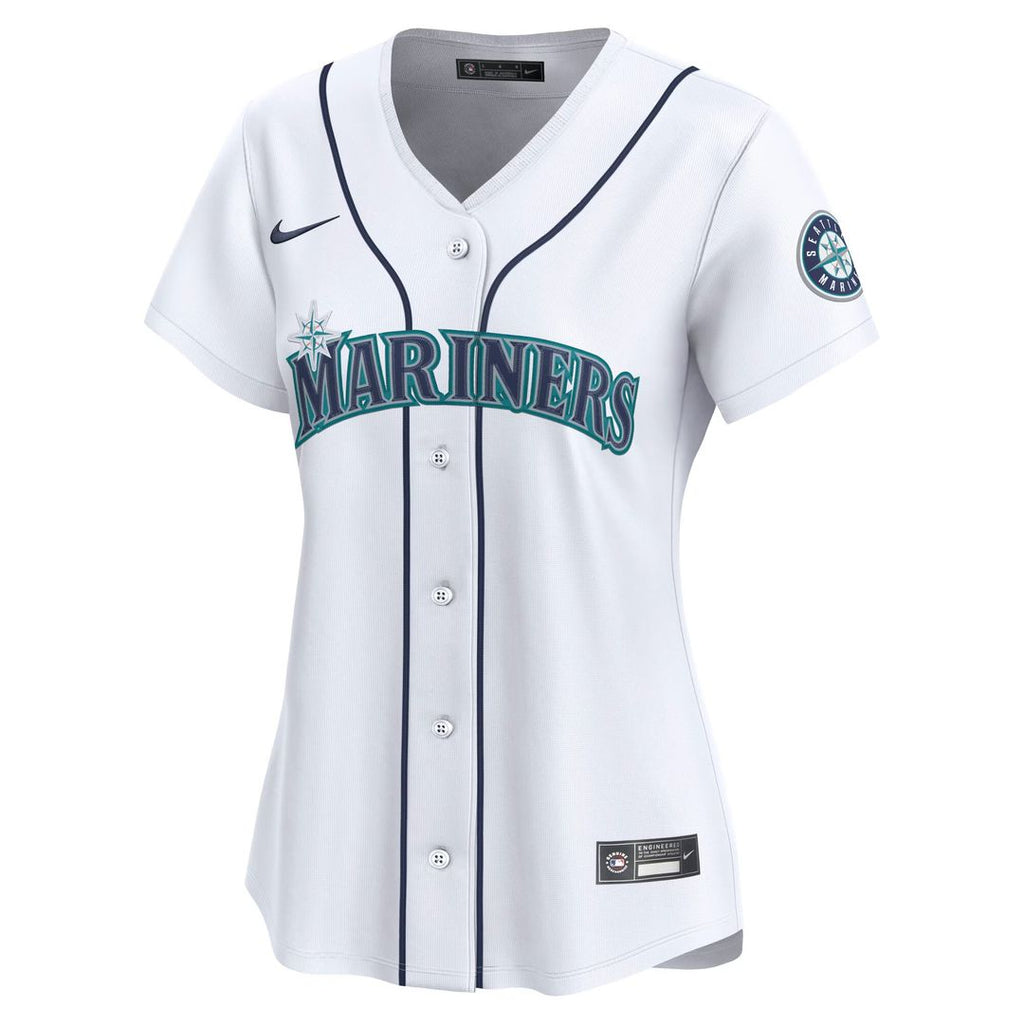 Seattle Mariners Cal Raleigh Women's Home Limited Jersey (White)
