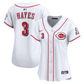 Cincinnati Reds Ke'Bryan Hayes Women's Home Limited Jersey (White)