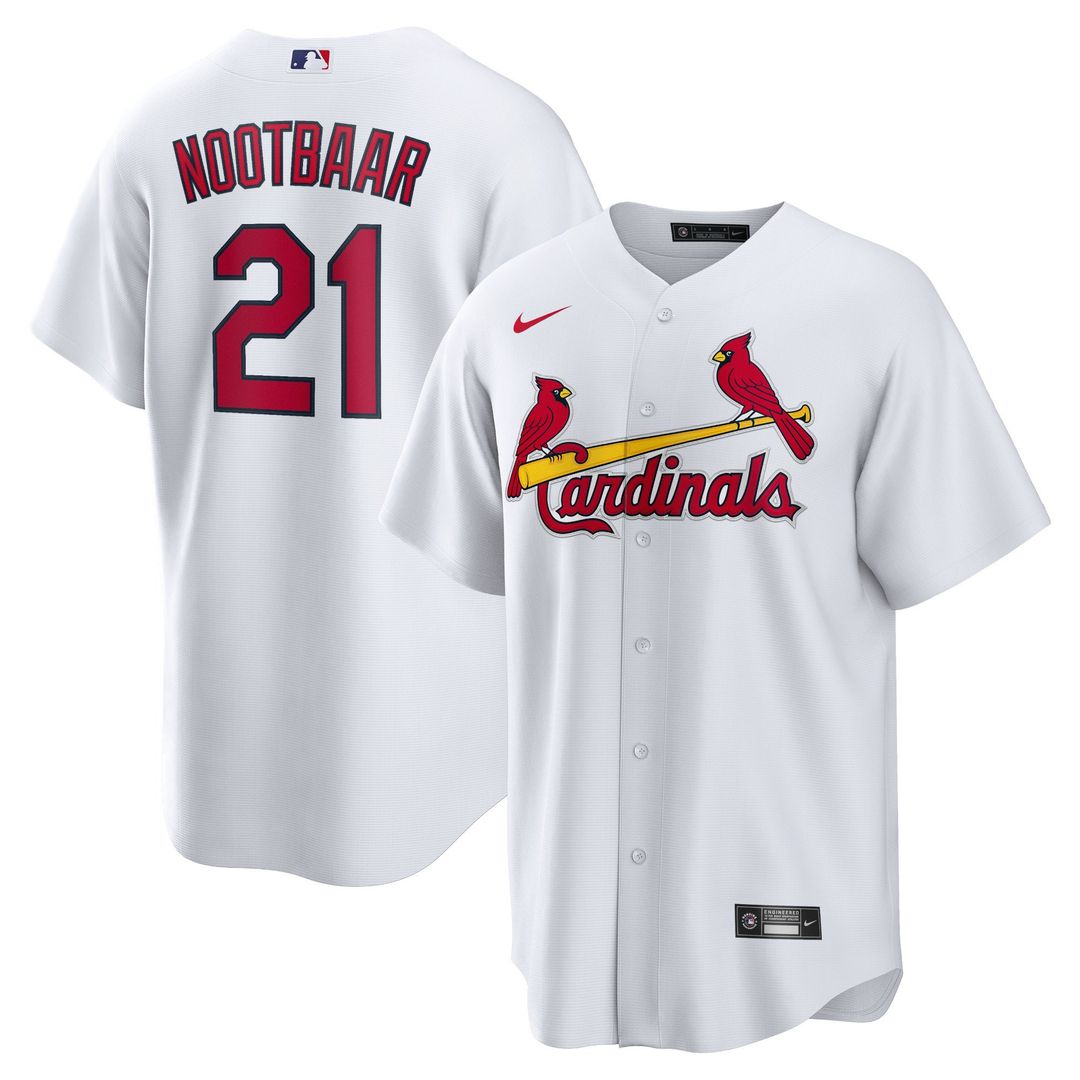 St. Louis Cardinals Lars Nootbaar Home Replica Jersey (White)