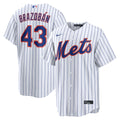 New York Mets Huascar Brazobán Home Replica Jersey (White)