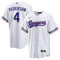 Texas Rangers Joc Pederson Home Replica Jersey (White)