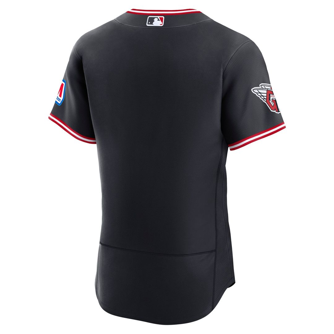 Cleveland Guardians Alternate Authentic Sponsor Patch Jersey (Navy)