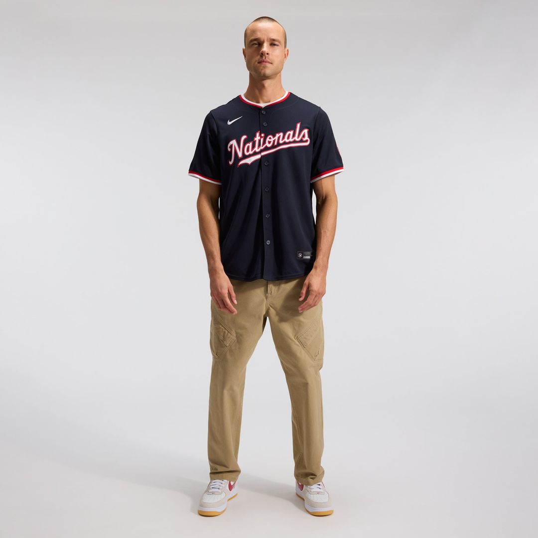 Washington Nationals James Wood Alternate Limited Jersey (Navy)