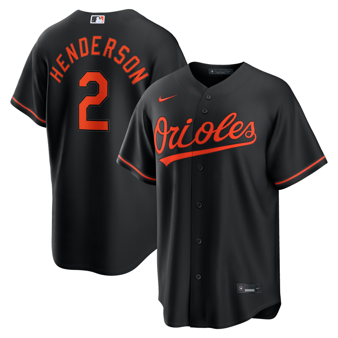 Baltimore Orioles Gunnar Henderson Road Replica Jersey (Gray)