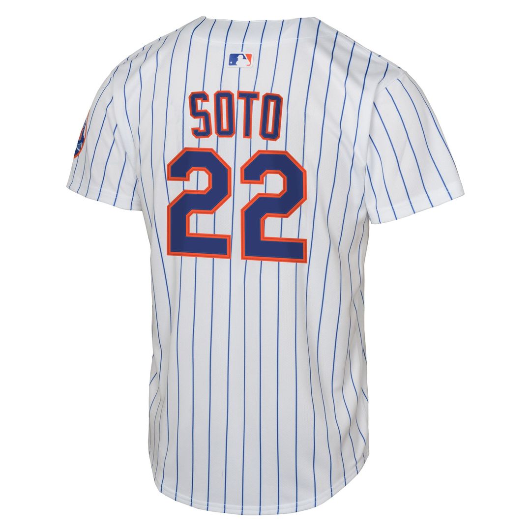 New York Mets Juan Soto Youth Home Limited Jersey (White)