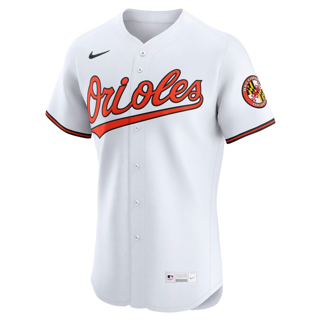 Baltimore Orioles Home Elite Jersey (White)