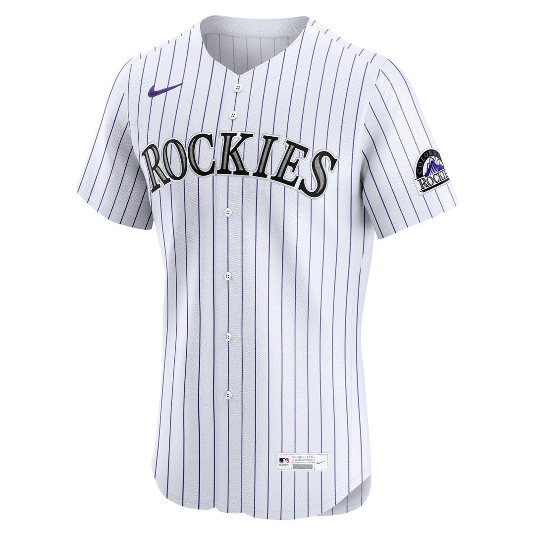 Colorado Rockies Home Elite Jersey (White)